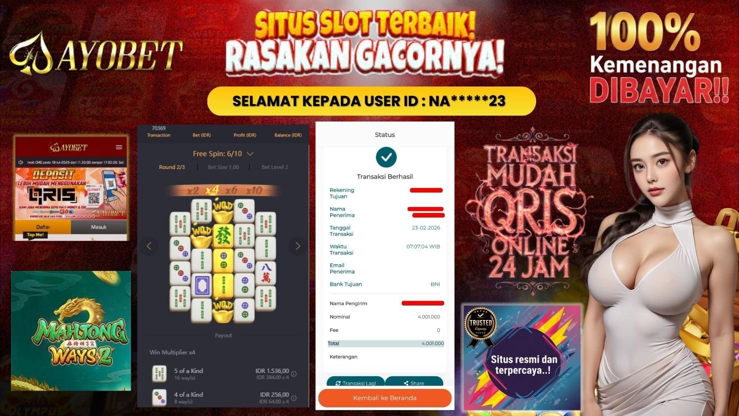 AYOBET JACKPOT SLOT MAHJONG WAYS 2